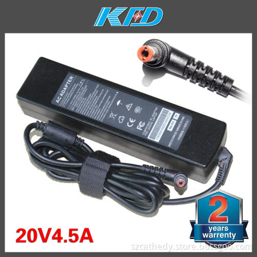 Replacement AC Adapter for Lenovo 3000 Laptop Power Adapter 20V 4.5A 3prong